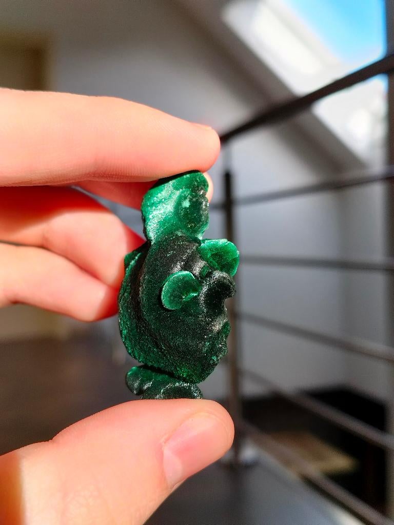 TOP Malachite veloutée du Congo, Enlèvement ou Envoi, Minéral