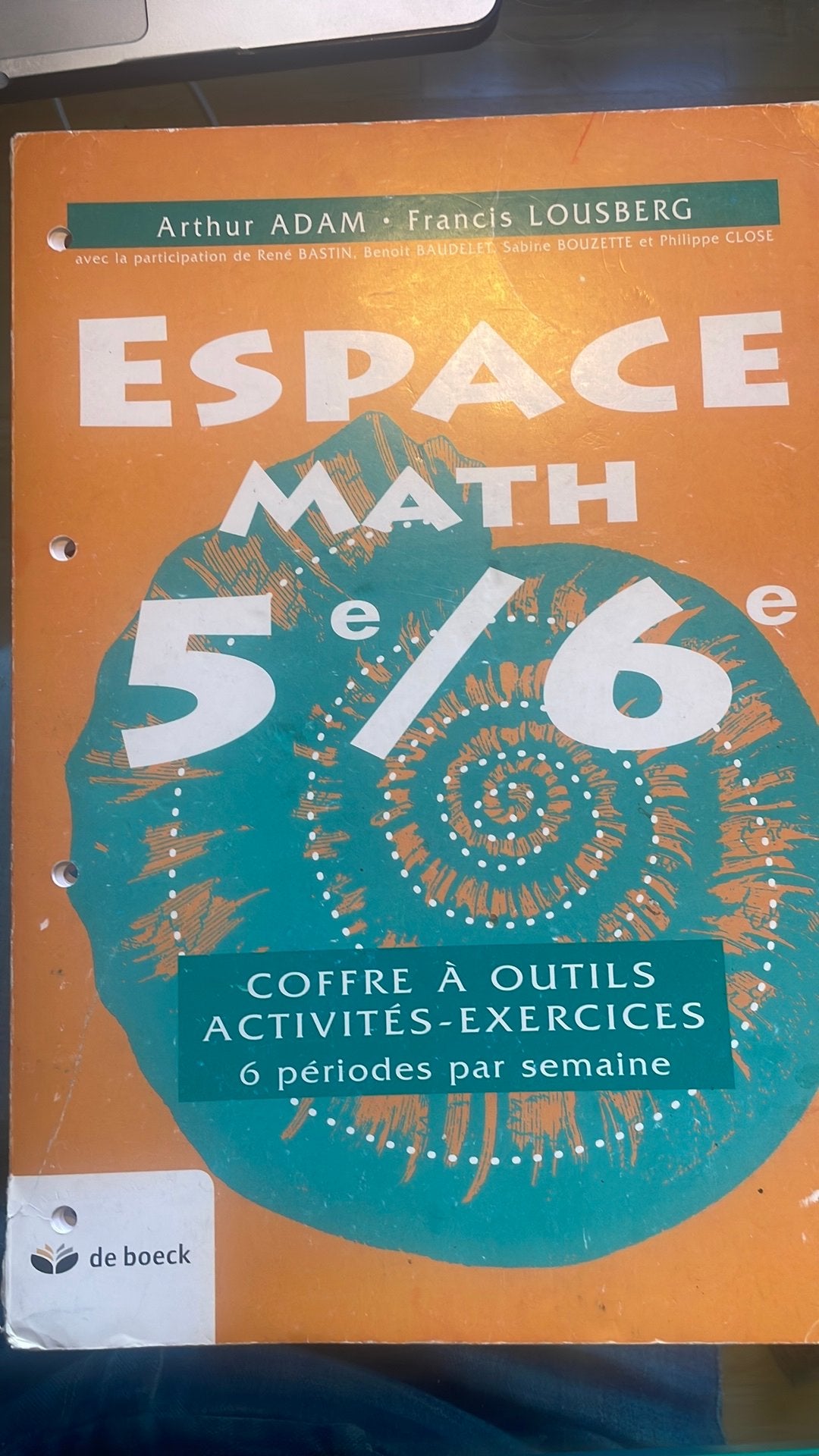 Espace Math 5e/6e - coffre à outils, Enlèvement, Utilisé, Secondaire, Mathématiques A