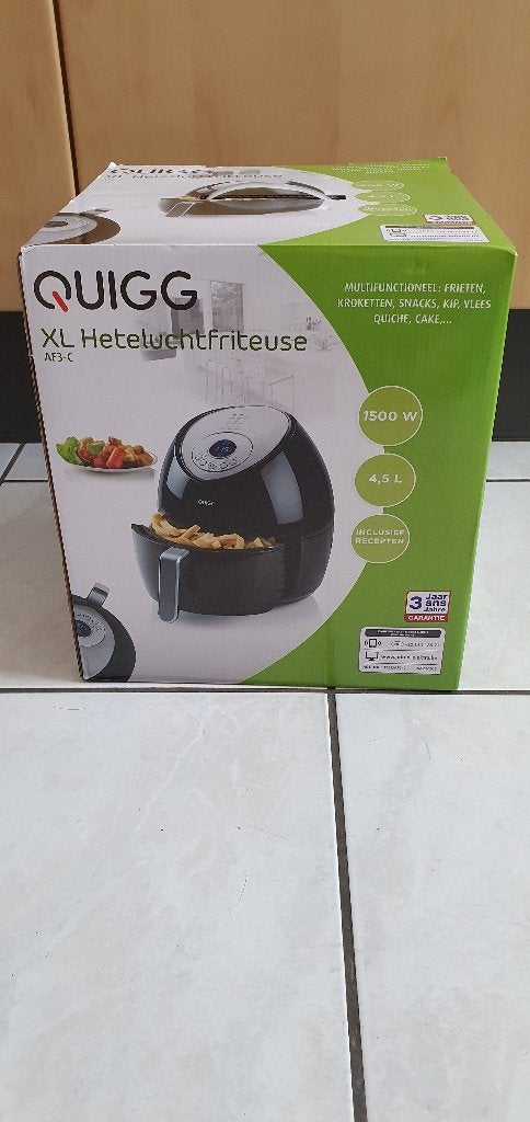 Heteluchtfriteuse Quigg XL, Enlèvement, Neuf, Friteuse à air