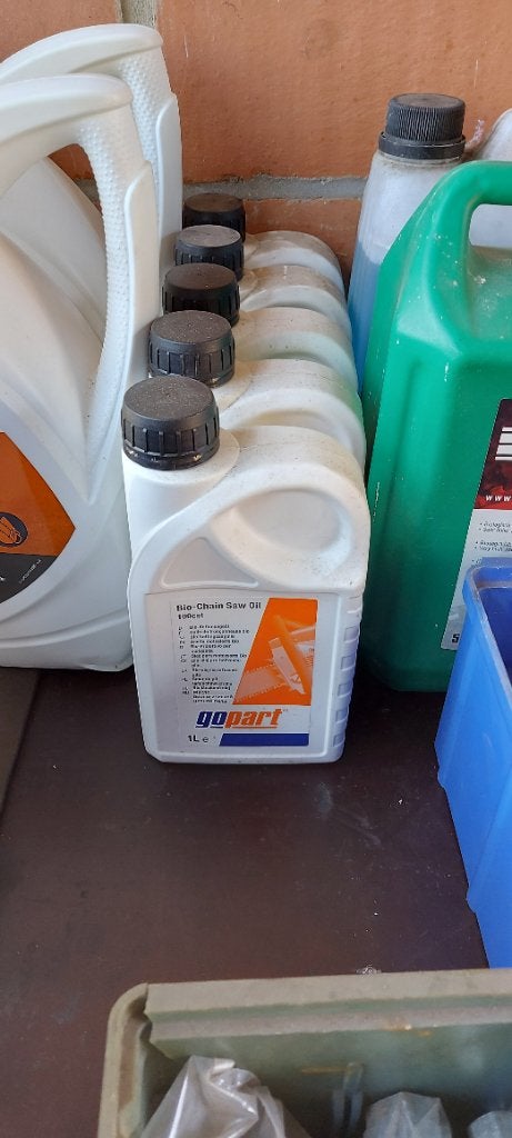 Kettingzaag olie, Ophalen, Nieuw, Kettingzaag