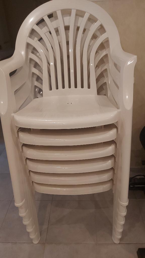 Tuin stoelen, Tuin en Terras, Ophalen, Zo goed als nieuw, Kunststof, Stapelbaar