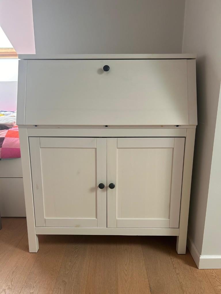 Bureaukast met uitklapbaar bureaublad, Huis en Inrichting, Bureaus, Hout, 89 cm, 44 cm, Zo goed als nieuw