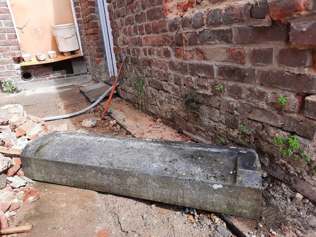 arduin dorpel, Ophalen, Gebruikt, Natuurstenen