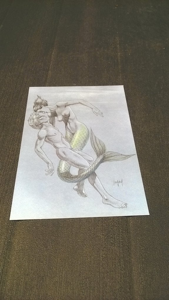 Postkaart André Juillard voor Galerie Champaka, Gelezen, Juillard, Eén stripboek, Ophalen of Verzenden