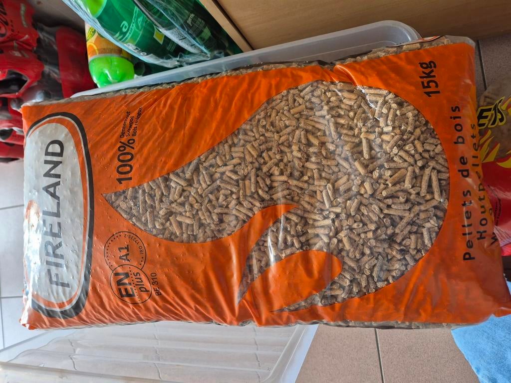 Houtpellets ong. 50 kg., Enlèvement