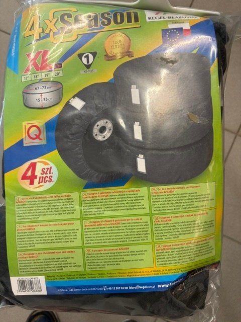 Banden hoes (overtrek) voor oplag 2 x 4stuks, Auto-onderdelen, Ophalen, Band(en)