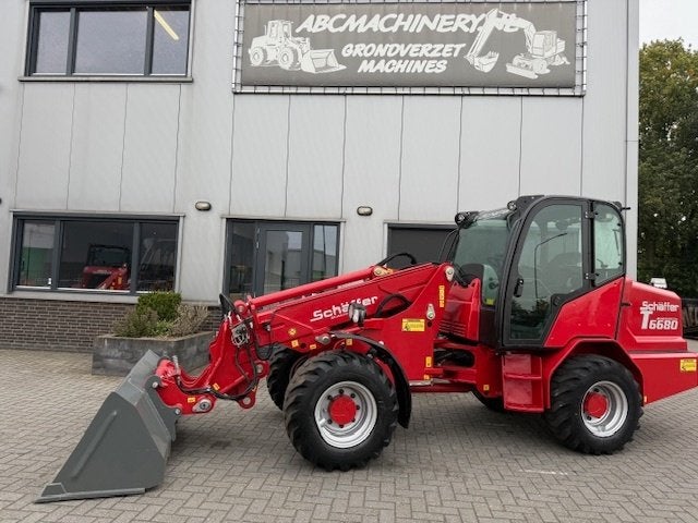 Schaffer 6680T Telescoop Shovel Kniklader Verreiker ZGST, Ophalen, Wiellader of Shovel