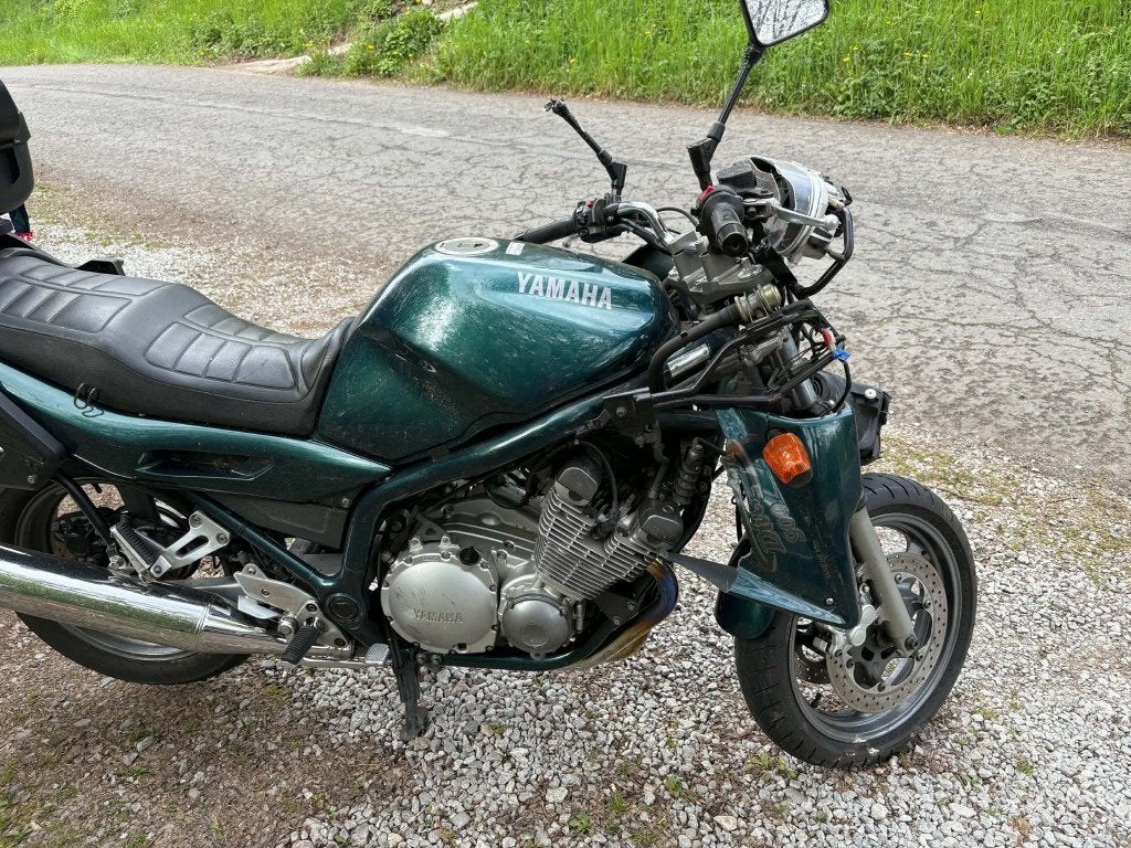 Yamaha XJ 900 Diversion - Accidentée - 99.800 km, Tourisme, Occasion, Plus de 35 kW, Particulier