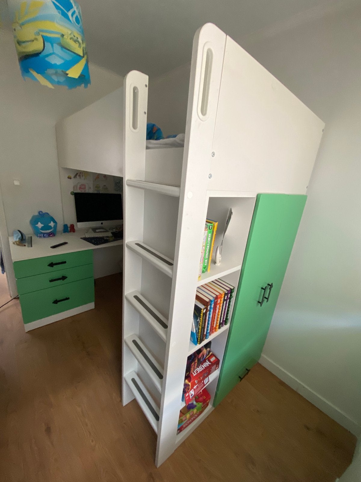 Lit mezzanine (ikea), Enfants & Bébés, Chambre d'enfant | Lits superposés & Lits mezzanines, Enlèvement, Comme neuf, Lit mezzanine
