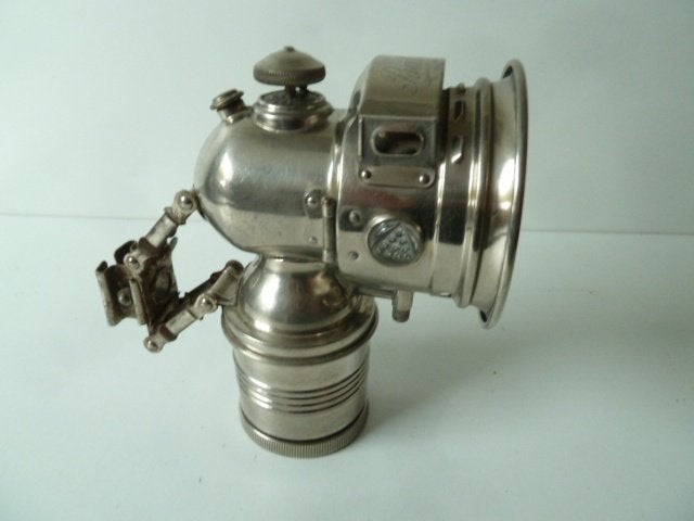 antieke fiets carbuur lamp oldtimer classic vintage retro, Antiek en Kunst, Ophalen of Verzenden