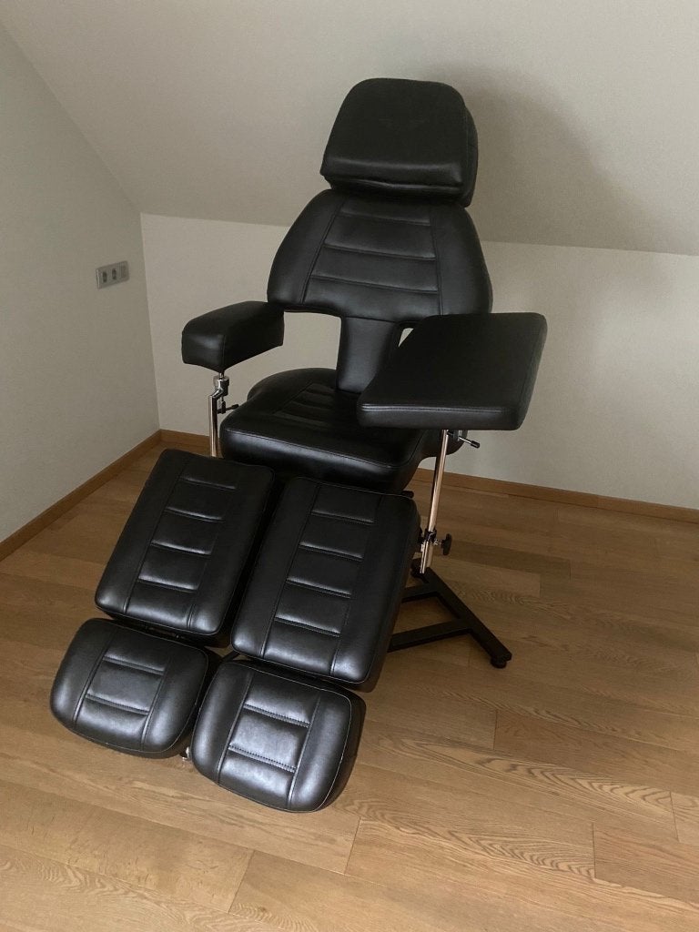 Pro Ink tattoo behandelstoel soepele afstelling zwart, Ophalen