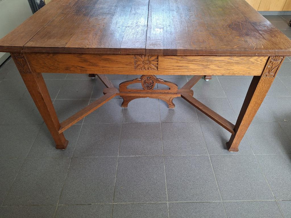 Antieke tafel, uitbreidbaar, eik, Ophalen