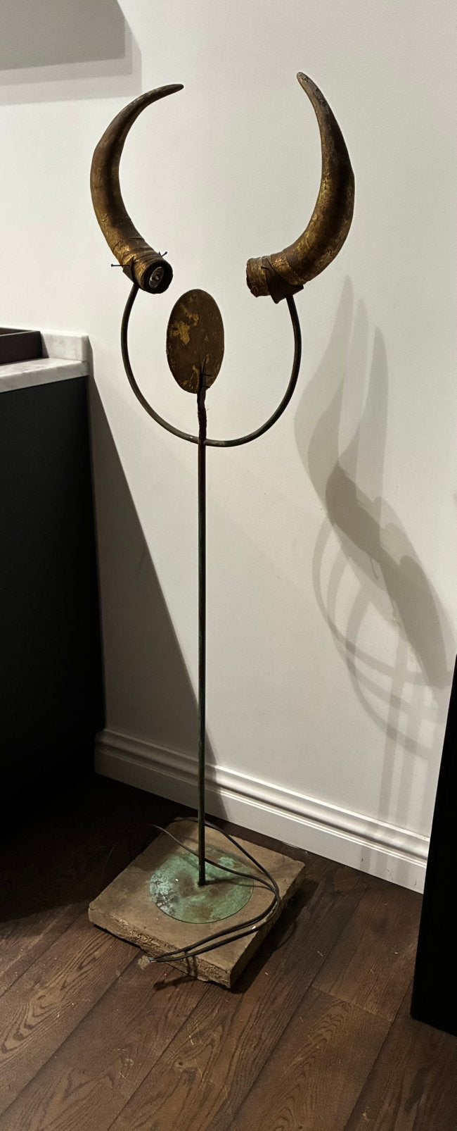 Kunstige staande lamp, Ophalen, Gebruikt, Modern, 150 tot 200 cm