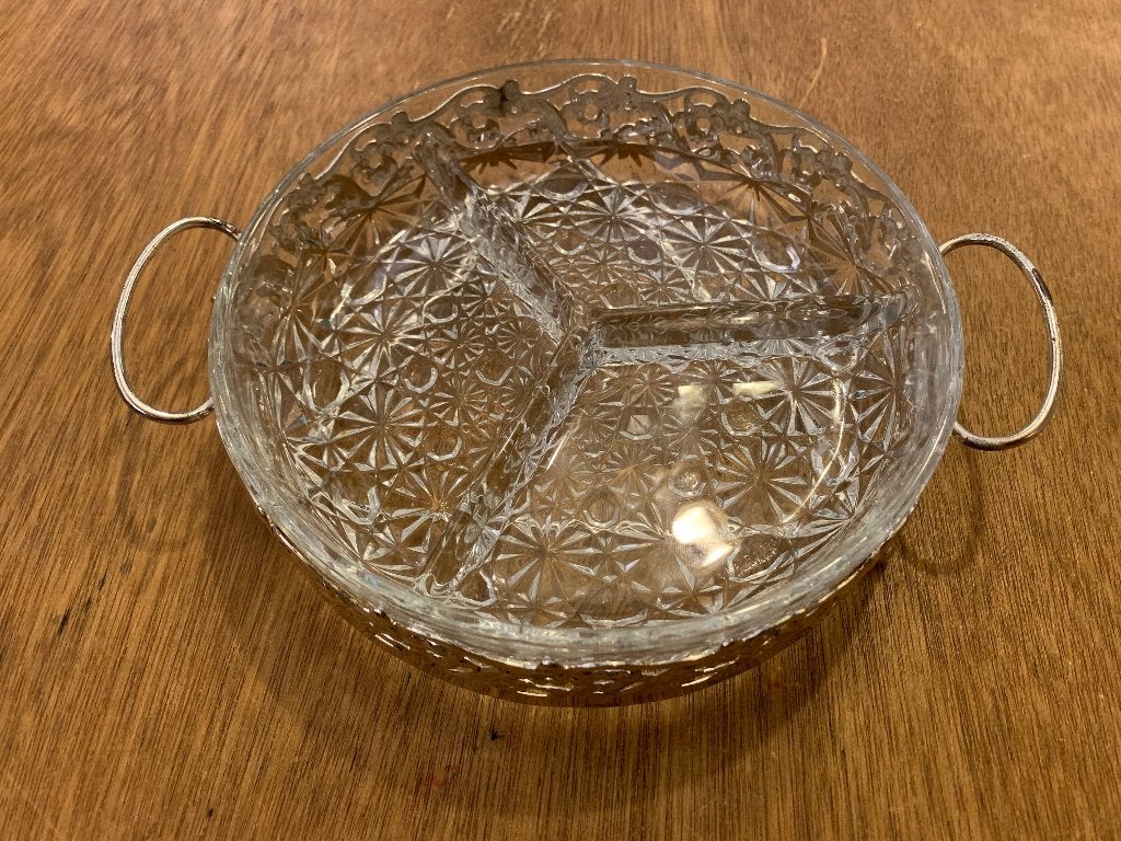 Plat en verre décoratif, Antiquités & Art, Enlèvement