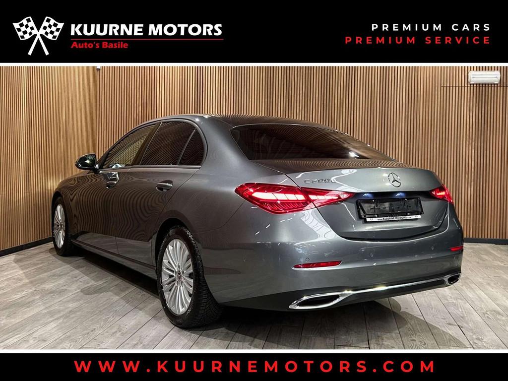 Mercedes-Benz C-CLASS 200 d Alu17"/Leder/Led/Cam/Carplay/Pdc, Autos, Cuir, Argent ou Gris, Achat, Entreprise