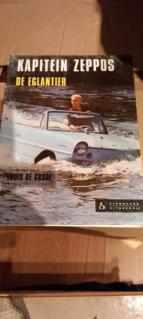 Jeugdboek Kapitein Zeppos, Fiction, Louis De Groof, Enlèvement, Utilisé