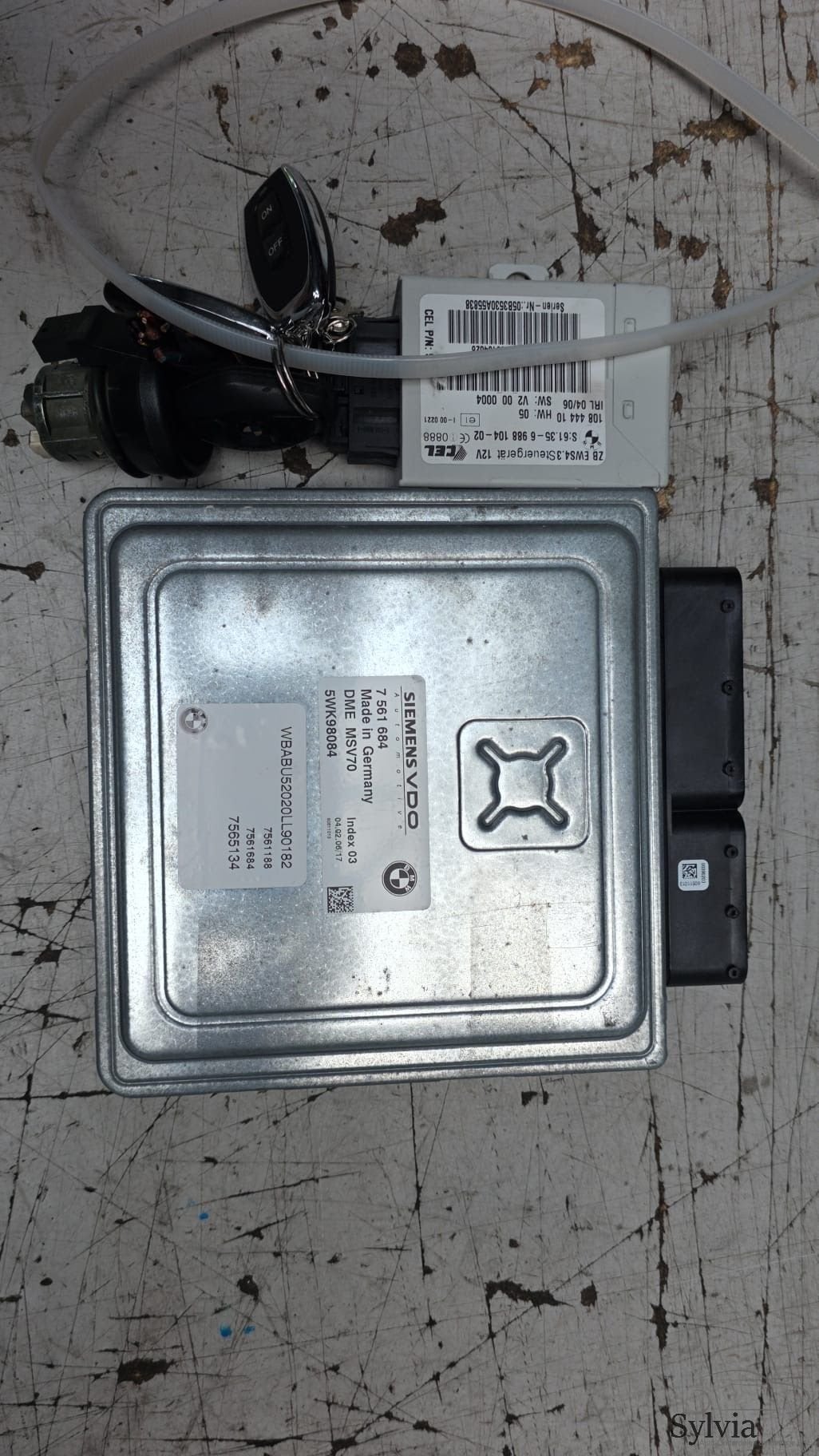 Startset EWS Contactslot + ECU Siemens N52 3.0 BMW Z4 serie, Autos : Pièces & Accessoires, -, Utilisé, -, -