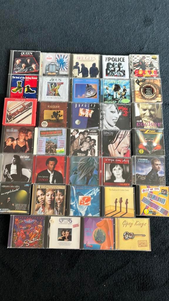 set van pop 34 cd's, Ophalen