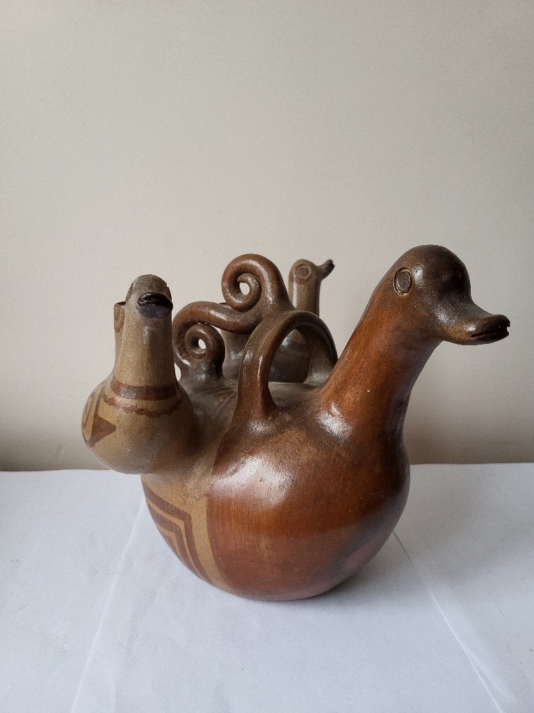 Vase Canard -Terre Cuite par Herón MARTÍNEZ MENDOZA - Signé, Enlèvement ou Envoi