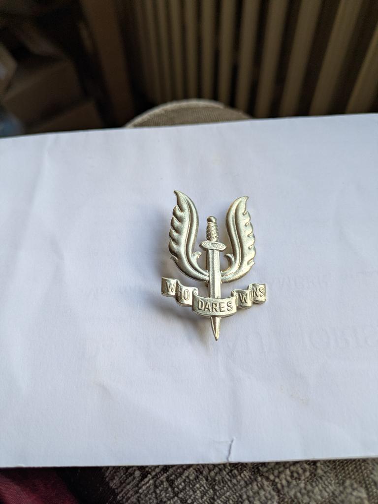 1e Para onderofficier mutskenteken, Verzamelen, Ophalen of Verzenden, Landmacht, Embleem of Badge
