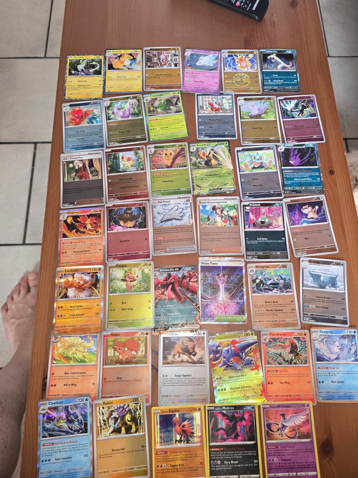 Pokemon kaarten, Ophalen