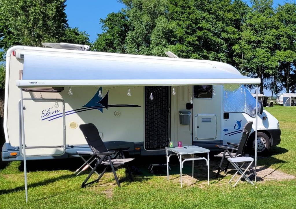 Elnagh Slim 4 camper xxl garage, Siège de train, Fiat, Boîte manuelle, Réfrigérateur