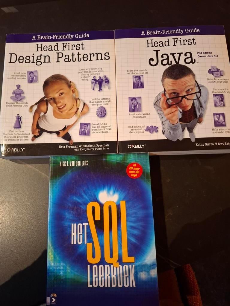 Programmeer boeken: Java, Design Patterns & SQL, Boeken, Ophalen