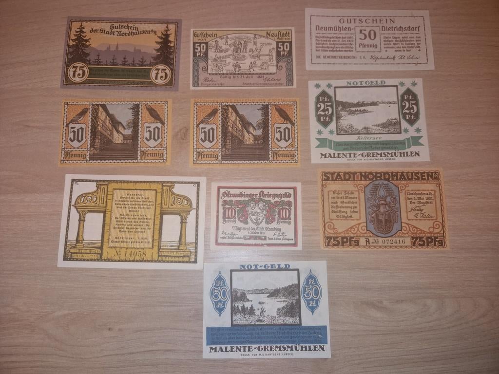 Lot noodgeld duitsland 12, Ophalen of Verzenden, Duitsland