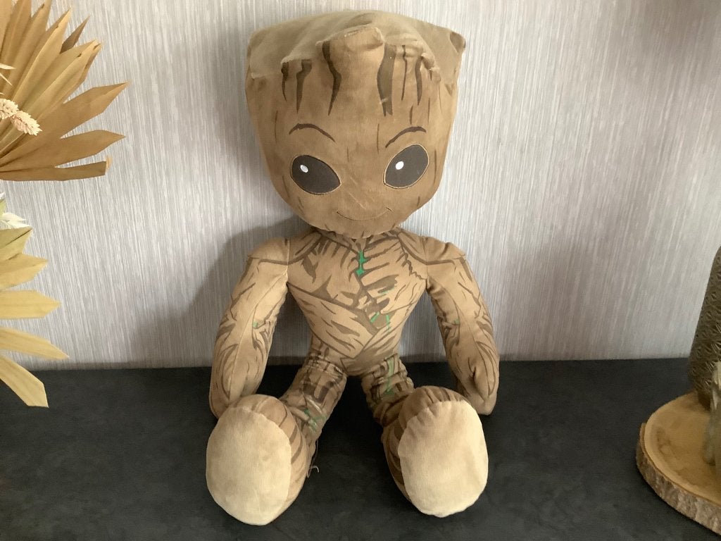 Marvel Groot pluche character (62 cm), Overige merken, Overige karakters, Overige typen, Ophalen of Verzenden