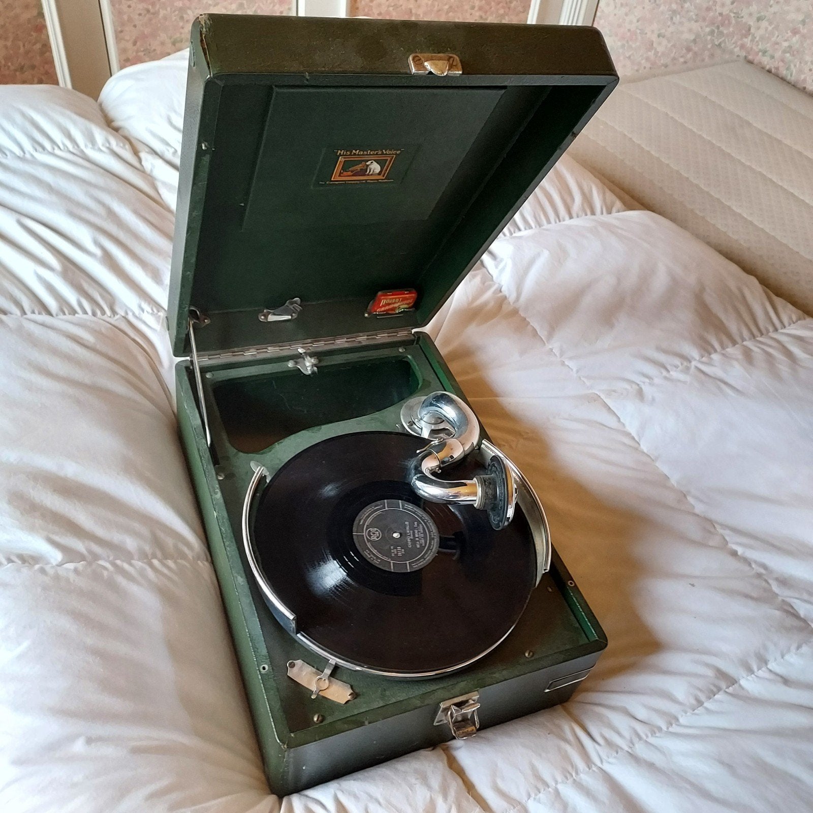 Koffergrammofoon, Audio, Tv en Foto, Platenspelers, Gebruikt, Platenspeler, Ophalen