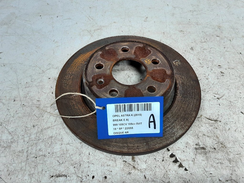 REMSCHIJF ACHTER Opel Astra K Sports Tourer, Gebruikt, Opel