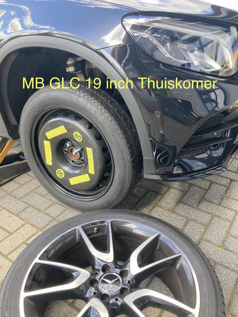 Reservewiel Thuiskomer MERCEDES C E GLC X254 EQC 19 INCH, Auto-onderdelen, Gebruikt, -, -, Banden en Velgen