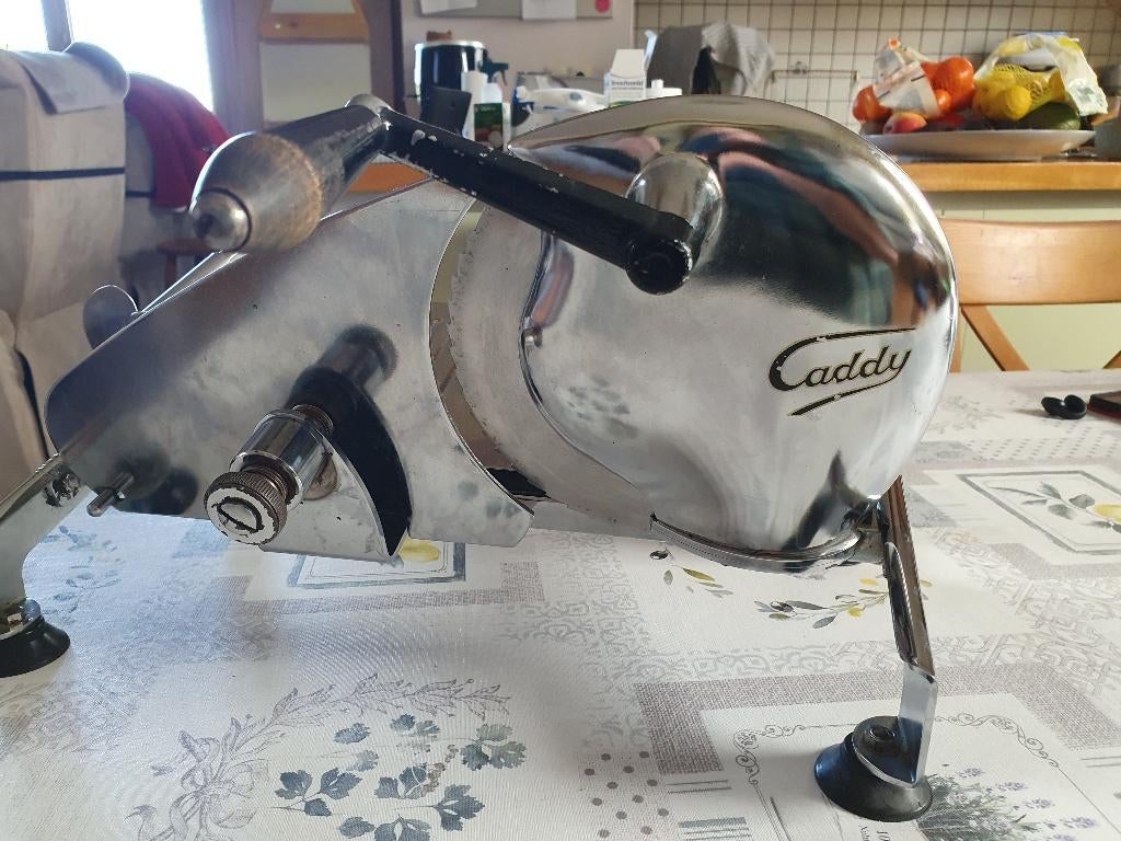 Machine de découpe Retro Caddy, Enlèvement ou Envoi, Autres marques, Trancheuse, Argent