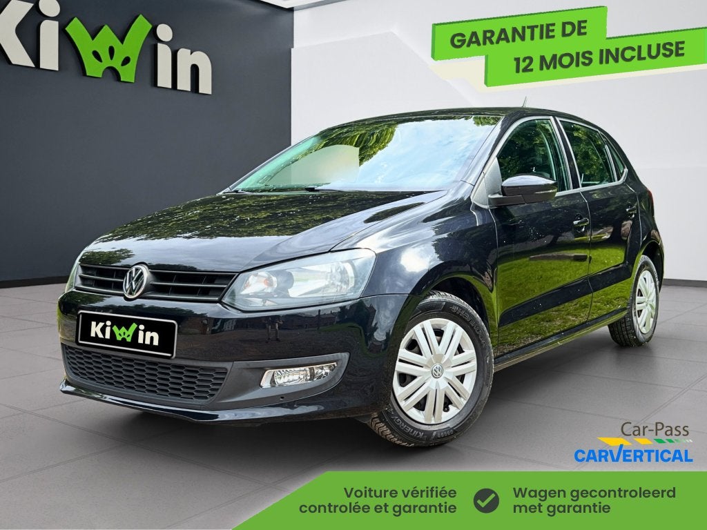 Volkswagen Polo 6R 1.2i clim - distribution faite !, Autos, Achat, Entreprise, Garantie prolongée, Noir