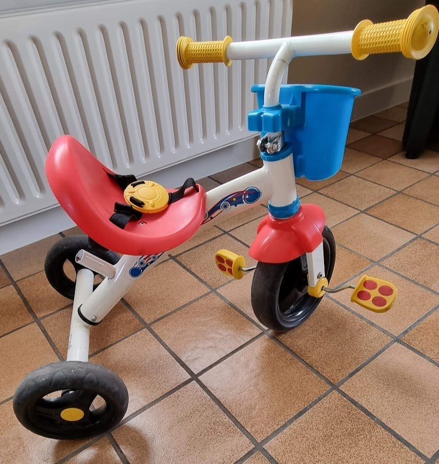 Driewieler Chicco, Fietsen en Brommers, Ophalen, Gebruikt, Chicco, Duwstang