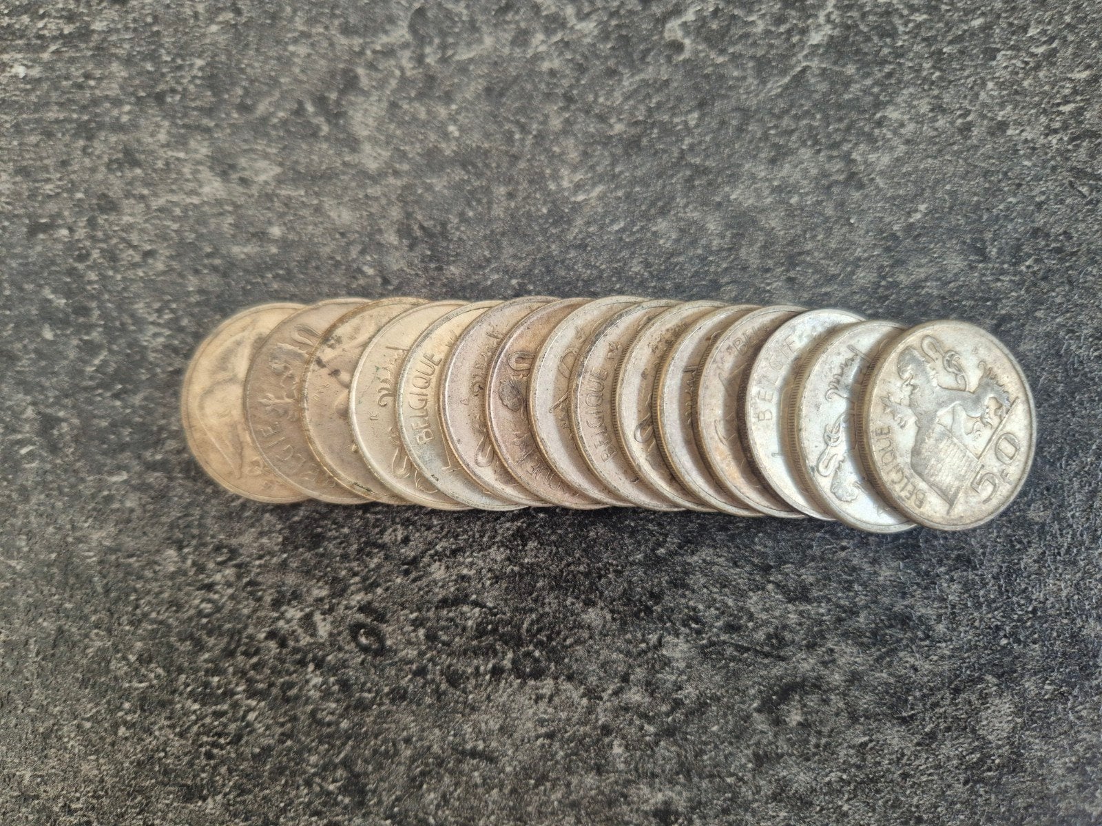15x 50 francs mercure argent, Timbres & Monnaies, Enlèvement ou Envoi, Argent, Argent
