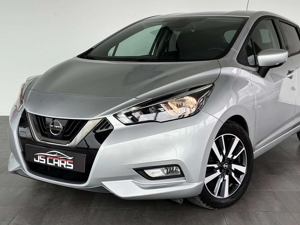 Nissan Micra 1.0 IG-T N-Connecta- VENTE MARCHAND/EXPORT, Auto's, Stof, Gebruikt, 5 deurs, 3 cilinders
