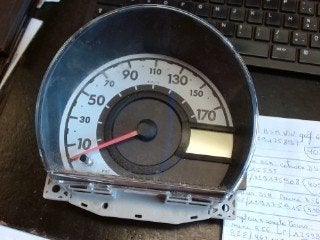 Compteur Citroen C1 2008 H01838000H012A (542), Enlèvement, Utilisé