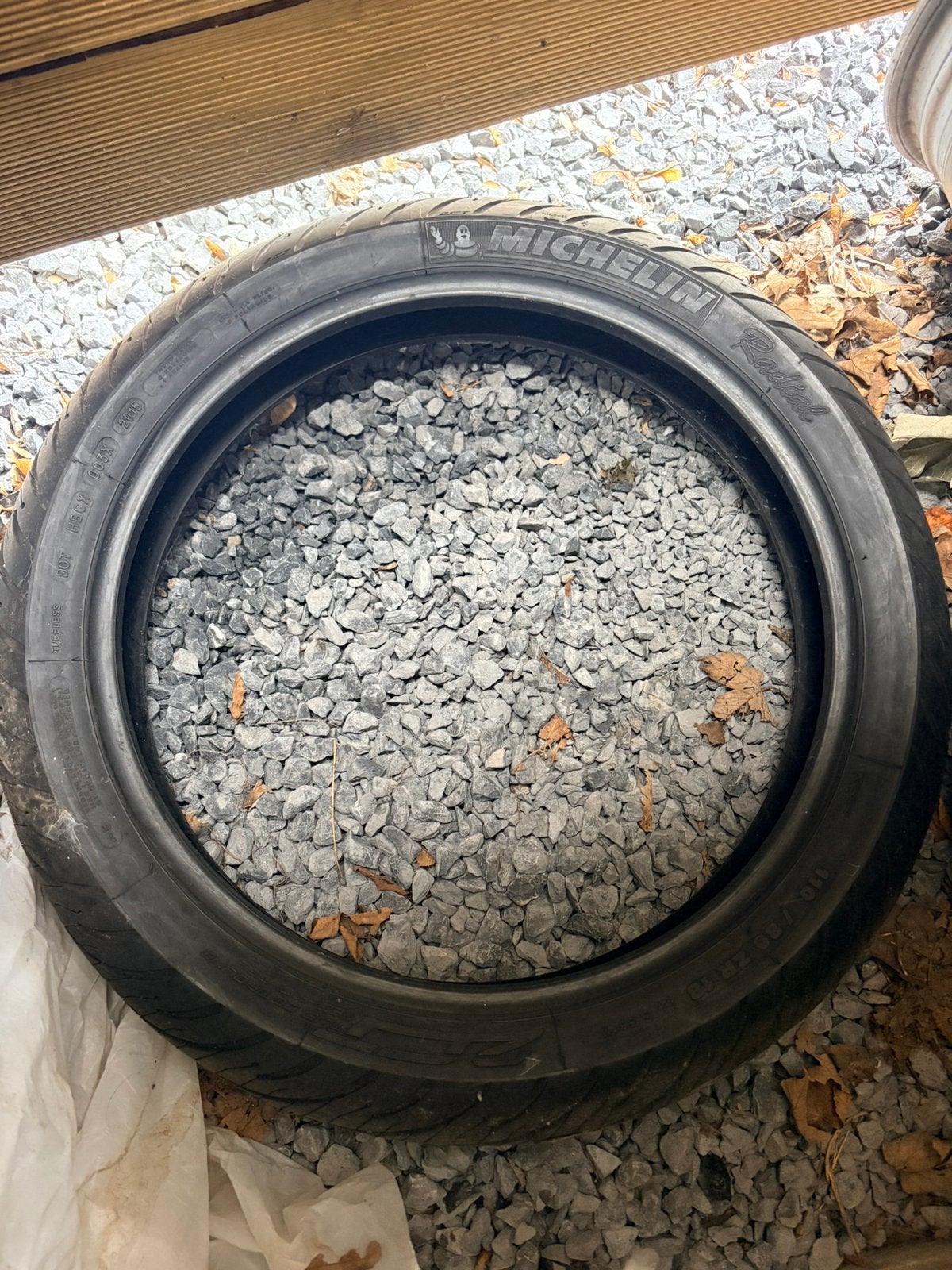 Pneu moto 110 80 18 michelin pilot road 3, Enlèvement ou Envoi, Utilisé