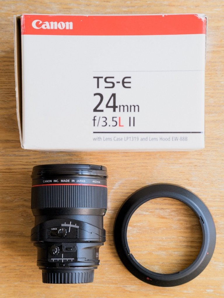 Canon TS-E 24mm f/3.5 L mark II lens, Ophalen, Canon, Overige typen, Zo goed als nieuw