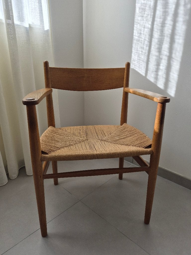 Carl hansen CH37, Huis en Inrichting, Ophalen, Gebruikt, Bruin, Eén
