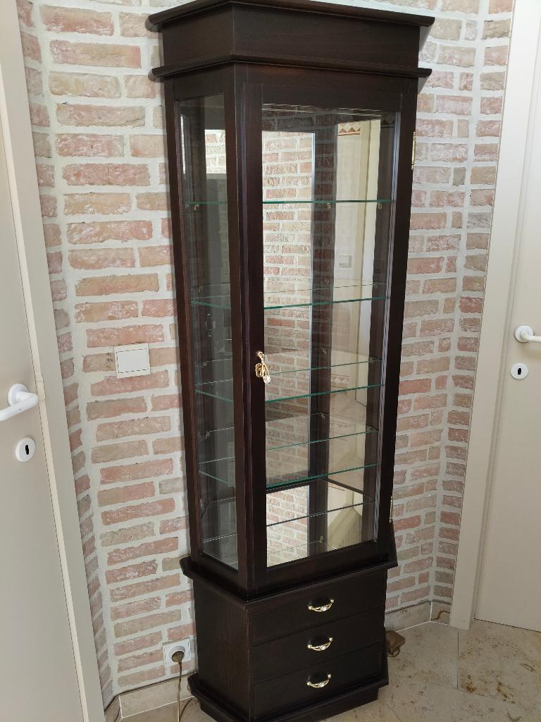 Swarovski vitrinekast, Huis en Inrichting, Ophalen, 50 tot 100 cm, Zo goed als nieuw, Met lade(s)