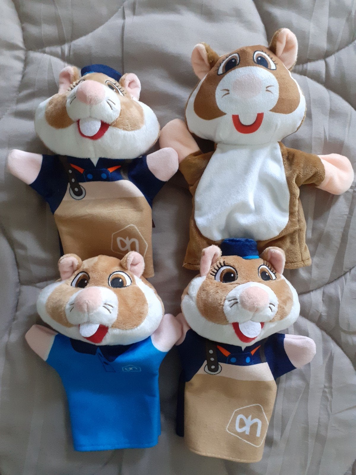 Albert Heijn hamsters zachte handpoppen, Verzamelen, Ophalen of Verzenden