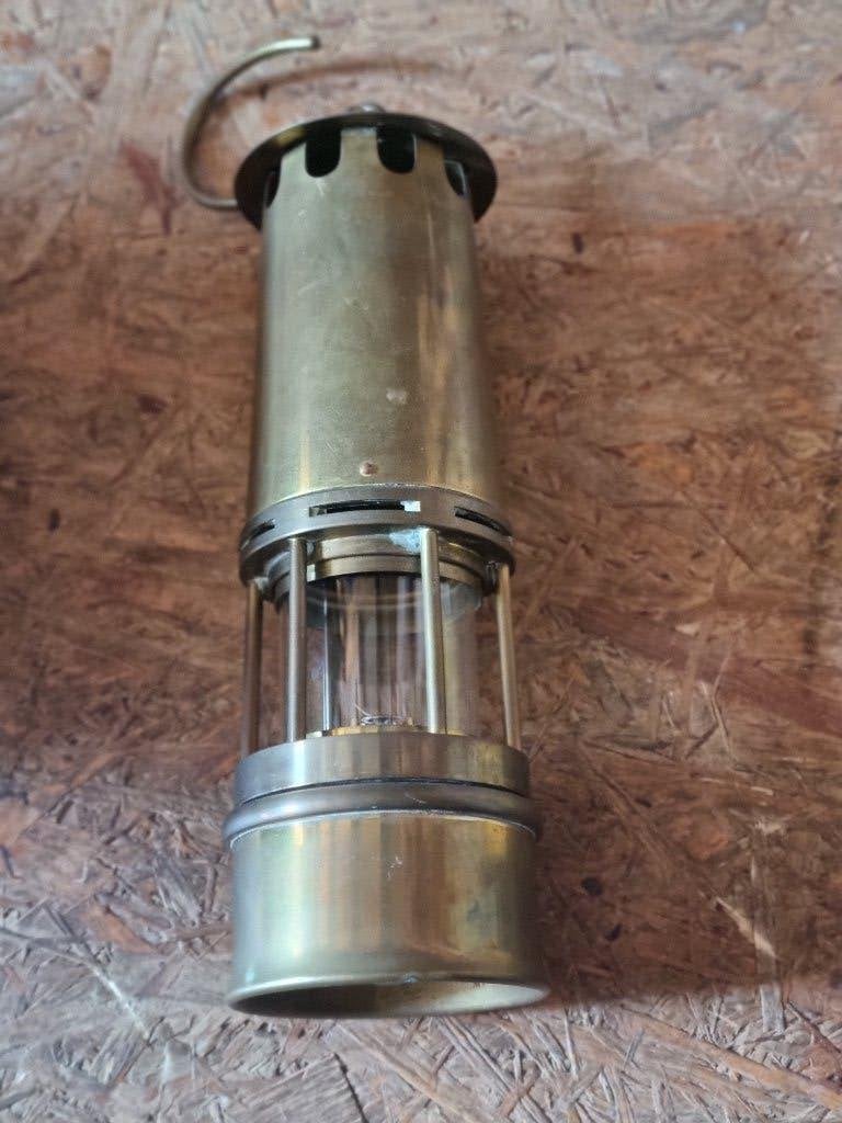 Mijnlamp.Mijnwerkerslamp., Antiek en Kunst, Ophalen
