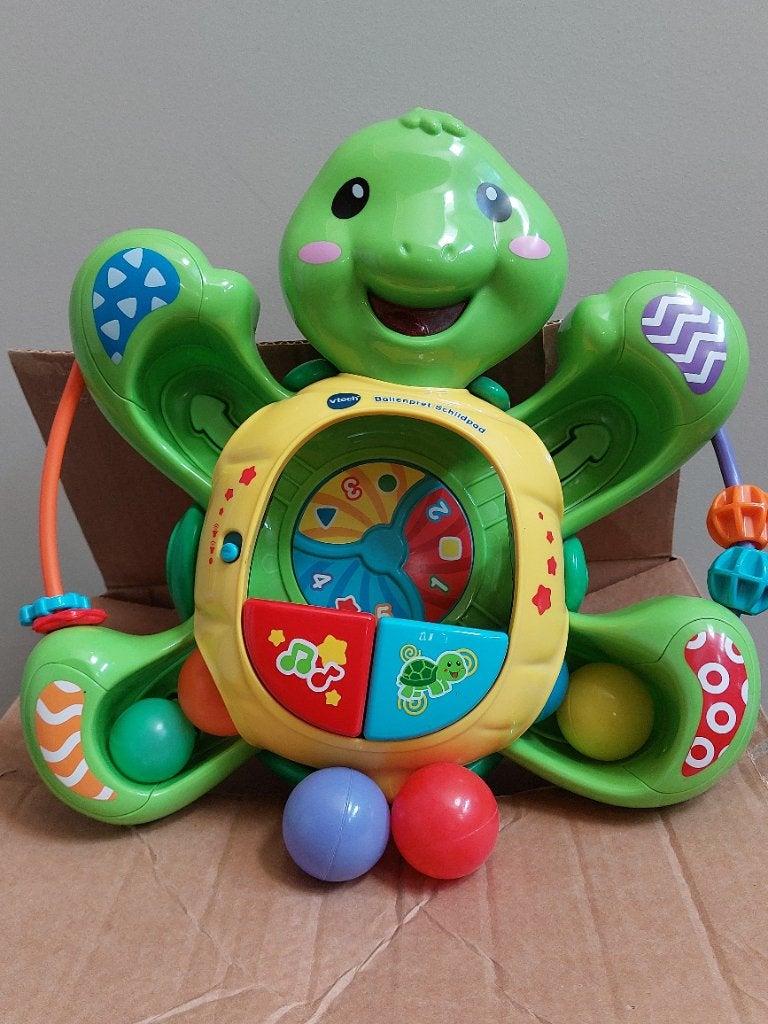 Vtech ballenpret schildpad, Ophalen, Gebruikt