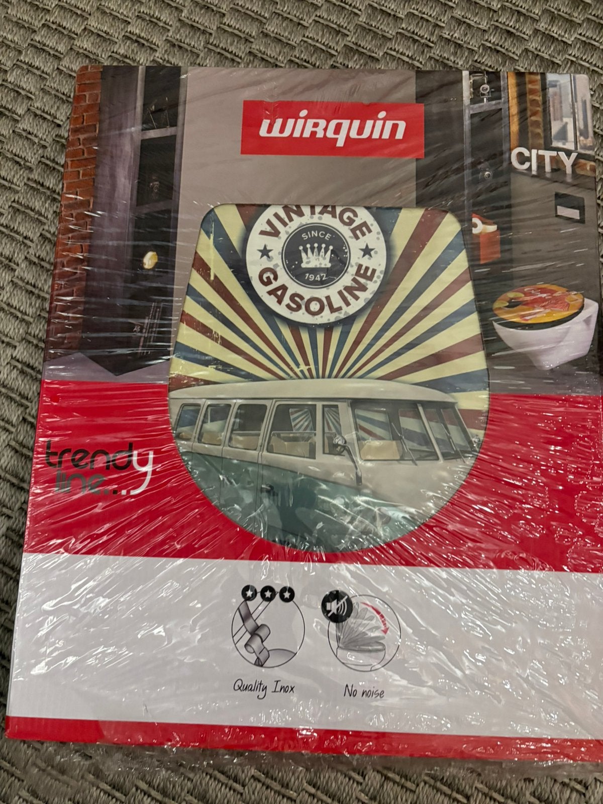 Nieuwe wc- deksel in verpakking, Ophalen, Zo goed als nieuw