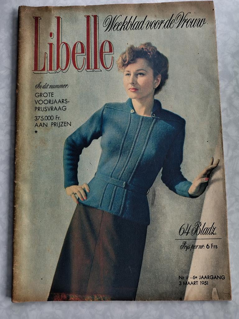 Tijdschrift libelle 3/3/1951, Ophalen, 1940 tot 1960, Tijdschrift