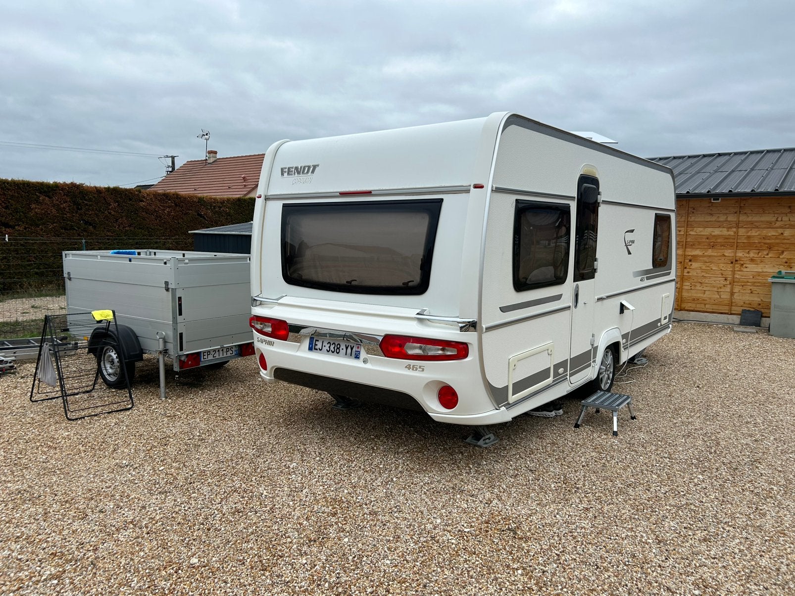 Fendt 4.65 années 2017, Caravanes & Camping, Réchaud à gaz, Jusqu'à 4, 4 à 5 mètres, Grand lit