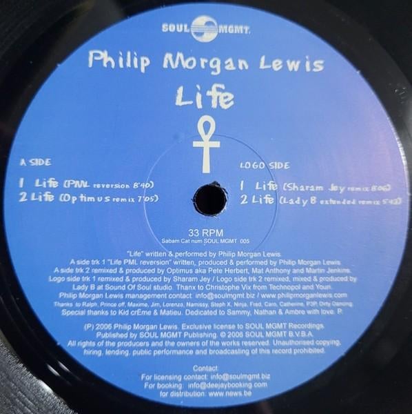 Philip Morgan Lewis — La vie, CD & DVD, Vinyles | Dance & House, Comme neuf, Enlèvement ou Envoi
