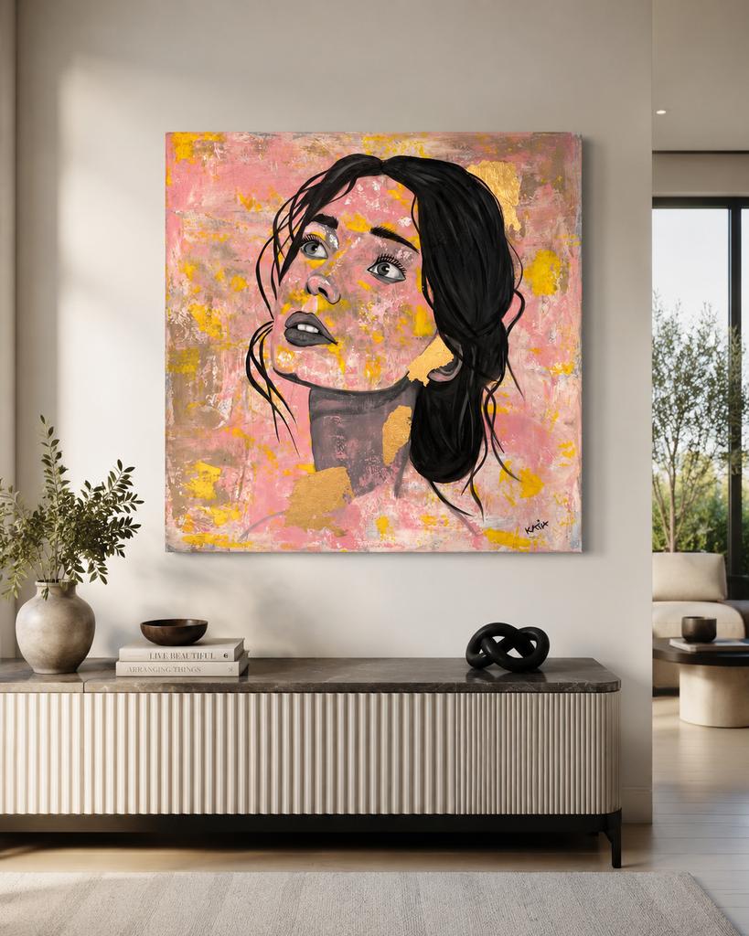 Peinture originale 80 x 80 cm, Enlèvement ou Envoi